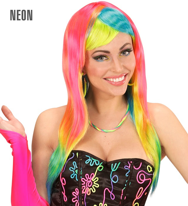Neon Fashion Wig In Box
