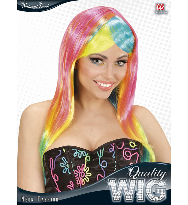 Neon Fashion Wig In Box