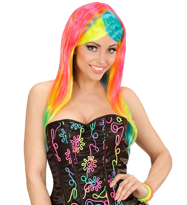 Neon Fashion Wig In Box