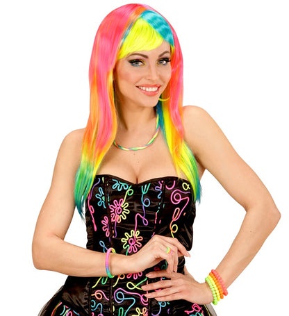 Neon Fashion Wig In Box
