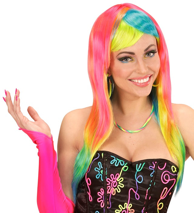 Neon Fashion Wig In Box