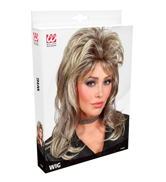 80S Rock Star Wig In Box