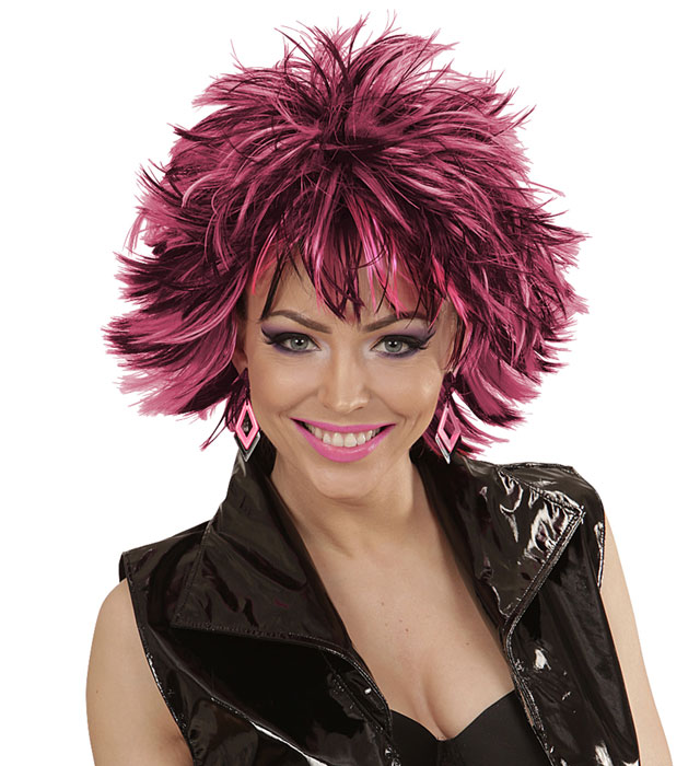 Black-Pink Steamy Wig In Box