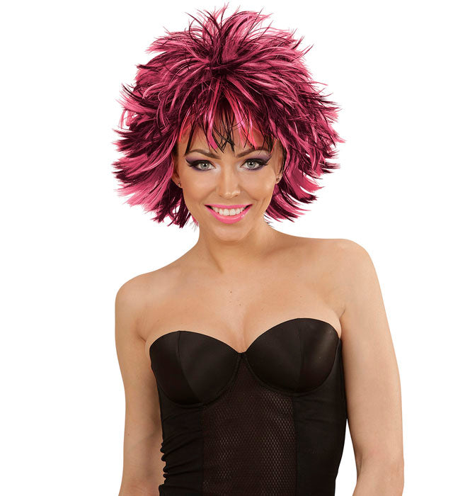 Black-Pink Steamy Wig In Box