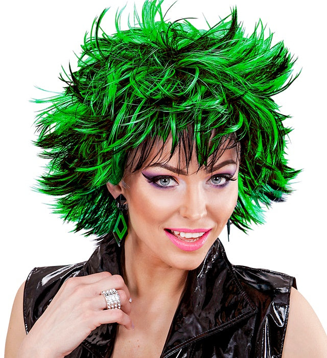 Black-Green Steamy Wig In Box
