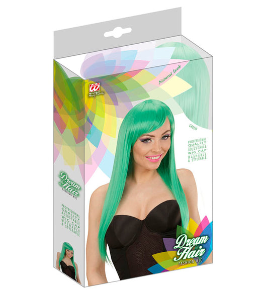 Green Dream Hair Fashion Wig In Color Box