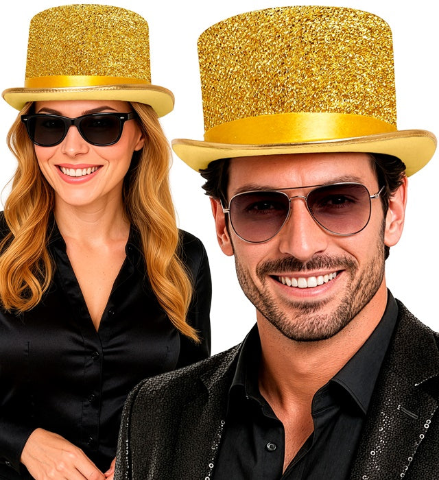 Top Hat Lurex Gold 12 Cm