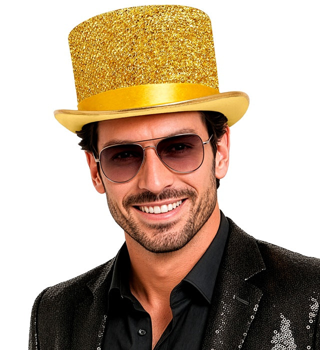 Top Hat Lurex Gold 12 Cm