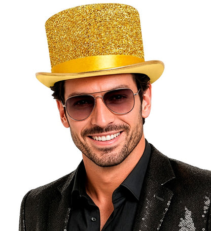 Top Hat Lurex Gold 12 Cm