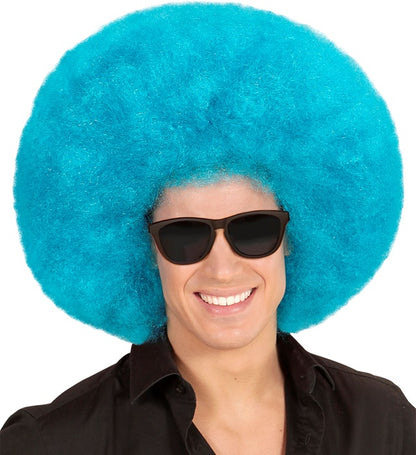 Top Quality Azure Oversized Afro Wig In Polybag