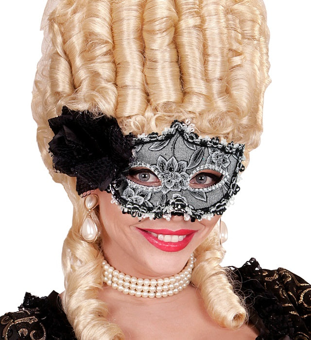  Flowers Eyemask With Black Rose