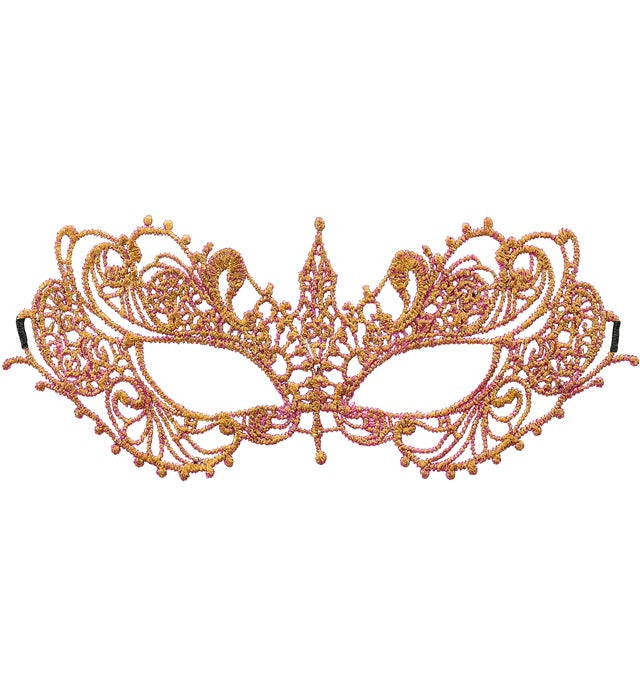 Metallic Purple Lace Eyemask