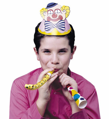Set Of 6 Clown Hats