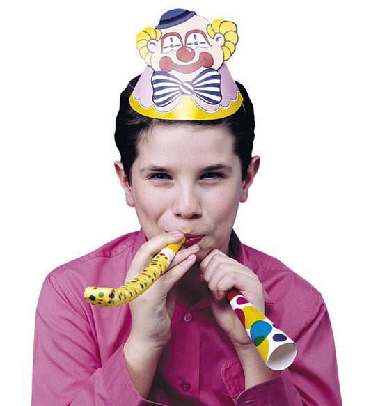 Set Of 6 Clown Hats