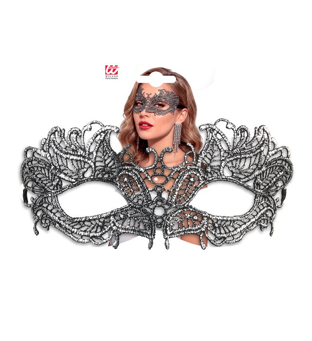 Antique Silver Lace Eyemask