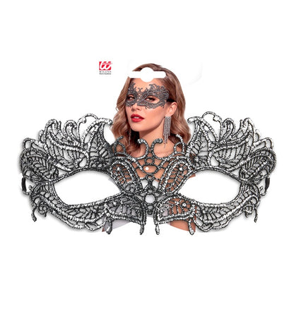 Antique Silver Lace Eyemask