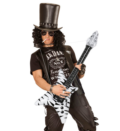 Inflatable Zebra Rockstar Guitar 95 Cm
