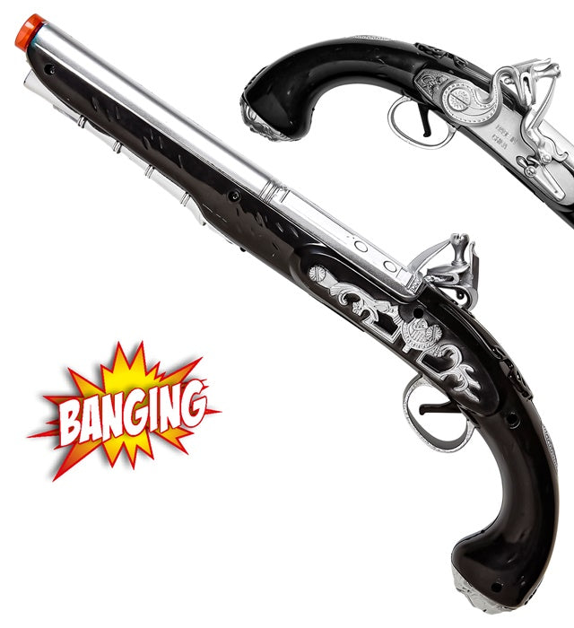 Banging Pirate Pistol With Lights 35 Cm