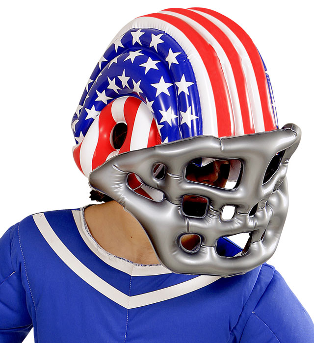 Inflatable Stars & Stripes American Football Helmet Child Size