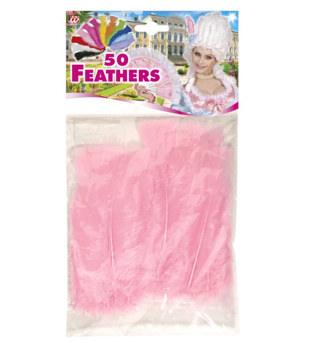 50 Feathers Soft Pink - Abt. 10 Cm