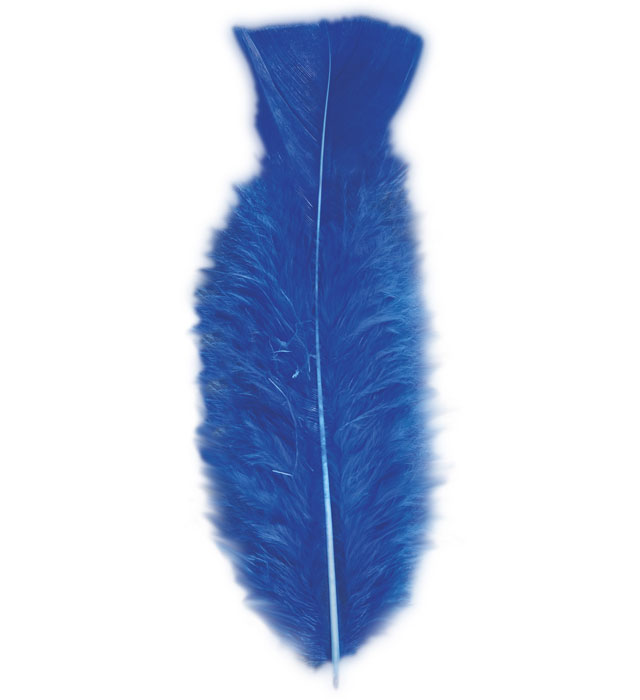 50 Feathers Blue - Abt. 10 Cm