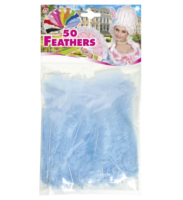 50 Feathers Turquoise - Abt. 10 Cm