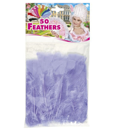 50 Feathers Purple - Abt. 10 Cm