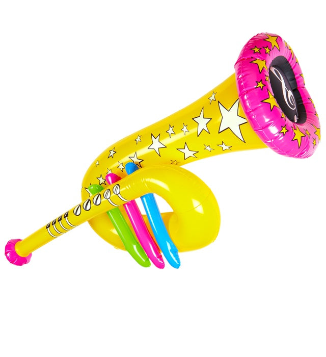 Yellow Inflatable Tuba 63 Cm