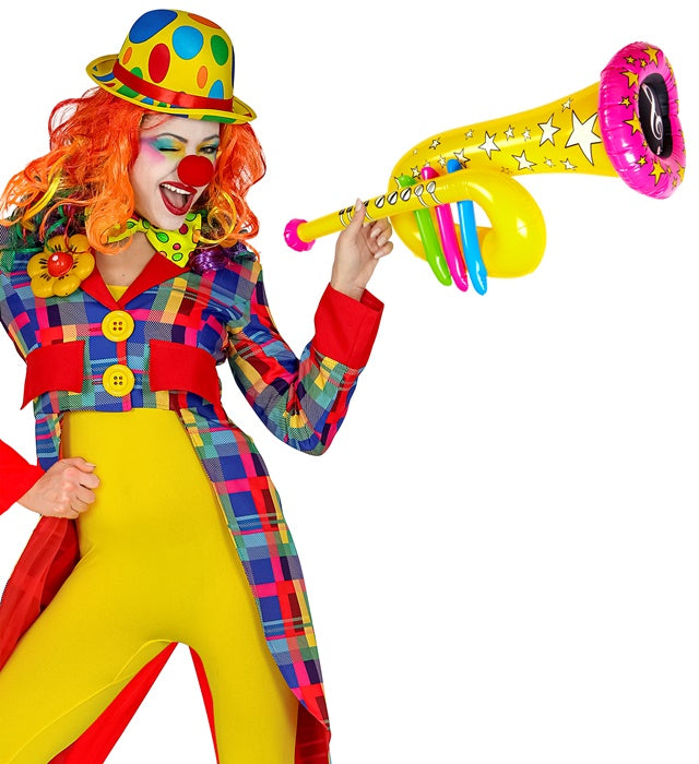 Yellow Inflatable Tuba 63 Cm