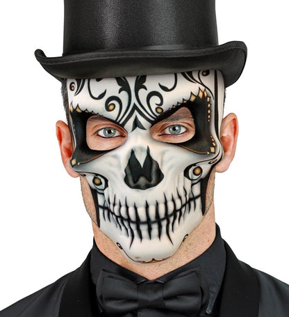 Señor Dia De Los Muertos Fabric Mask