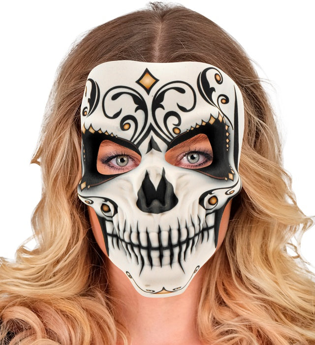 Señor Dia De Los Muertos Fabric Mask