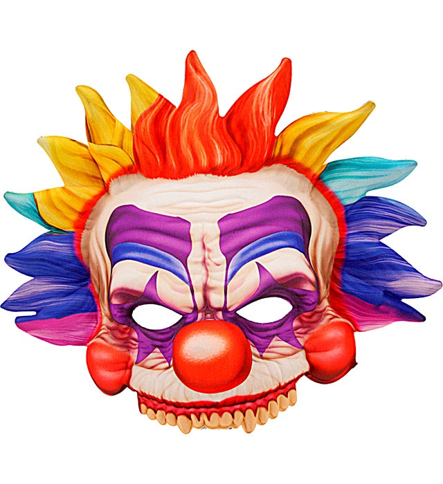 Killer Clown Chinless Fabric Mask