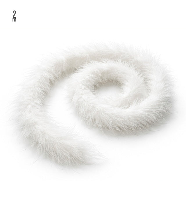 Decorative Marabou White - 2 M