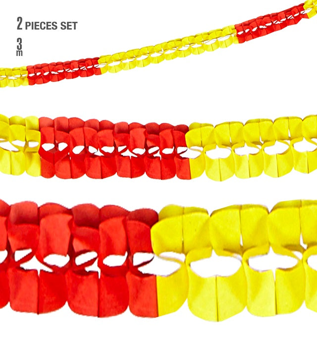 Set Of 2 Spain Boa Garlands 3 M- Ø 8 Cm