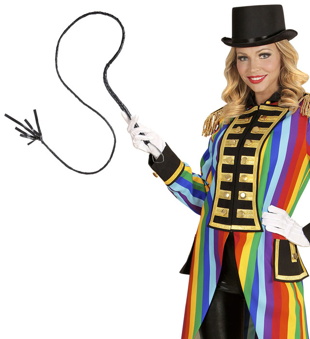 Authentic Leather Look Whip180 Cm