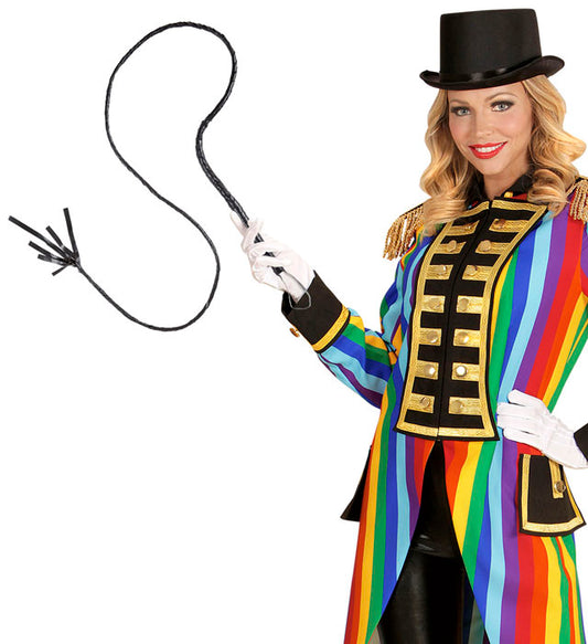 Authentic Leather Look Whip180 Cm