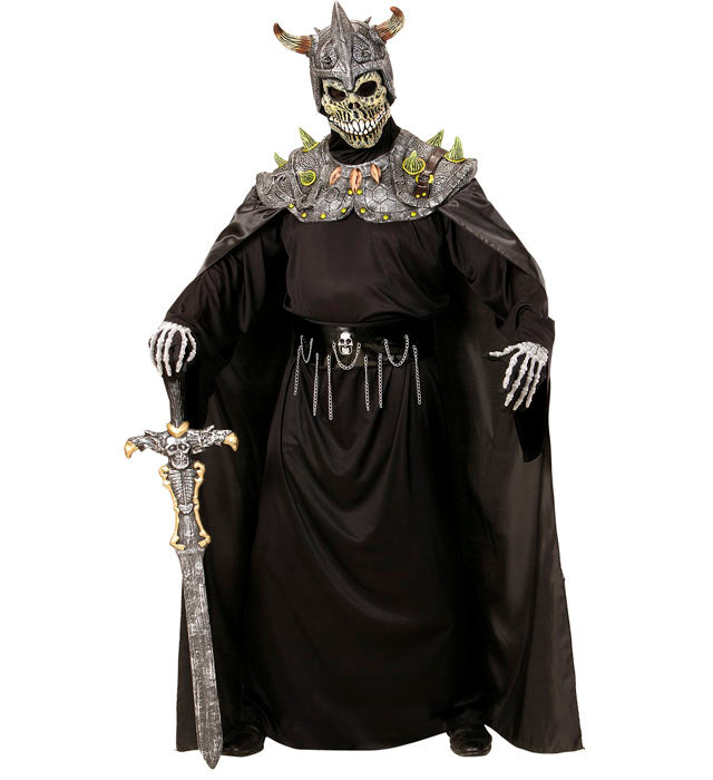 Death Warlord Skull Mask With Armour & Cape