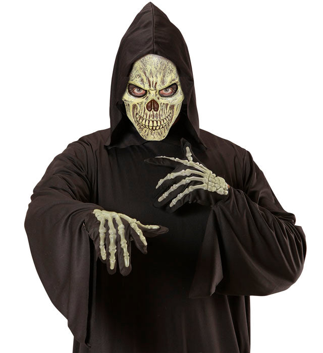 Skull Half Face Foam Latex Mask