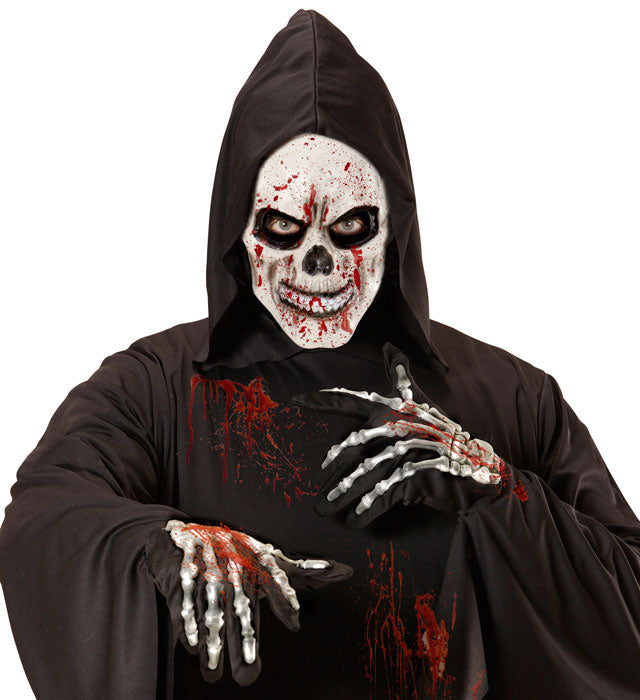 Bloody Skull Half Face Foam Latexmask
