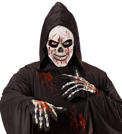 Bloody Skull Half Face Foam Latexmask