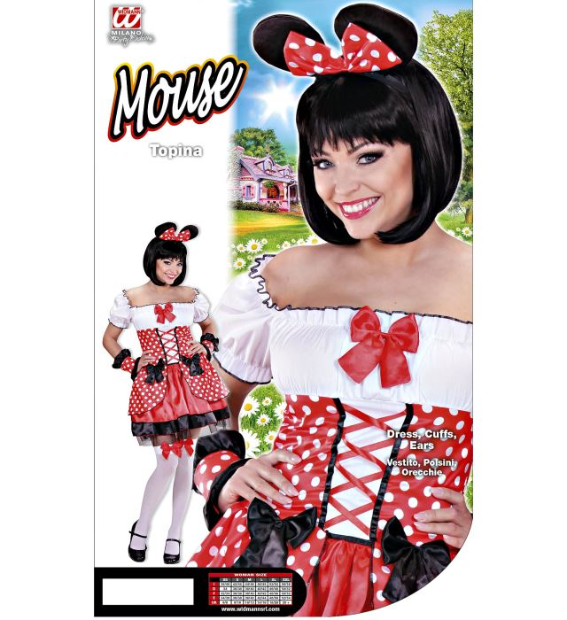 Mouse  Dress, Cuffs, Ears 