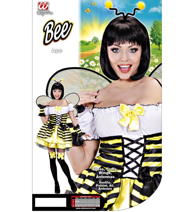 Bee  Dress, Cuffs, Wings, Antennas 