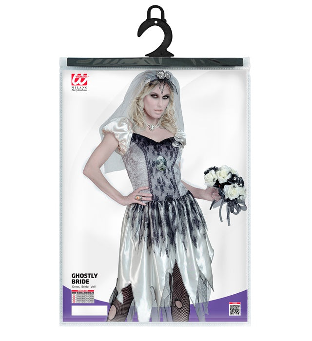 Ghostly Bride  Dress, Bridal Veil 