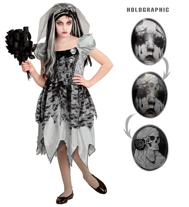 Ghostly Bride  Dress, Bridal Veil 