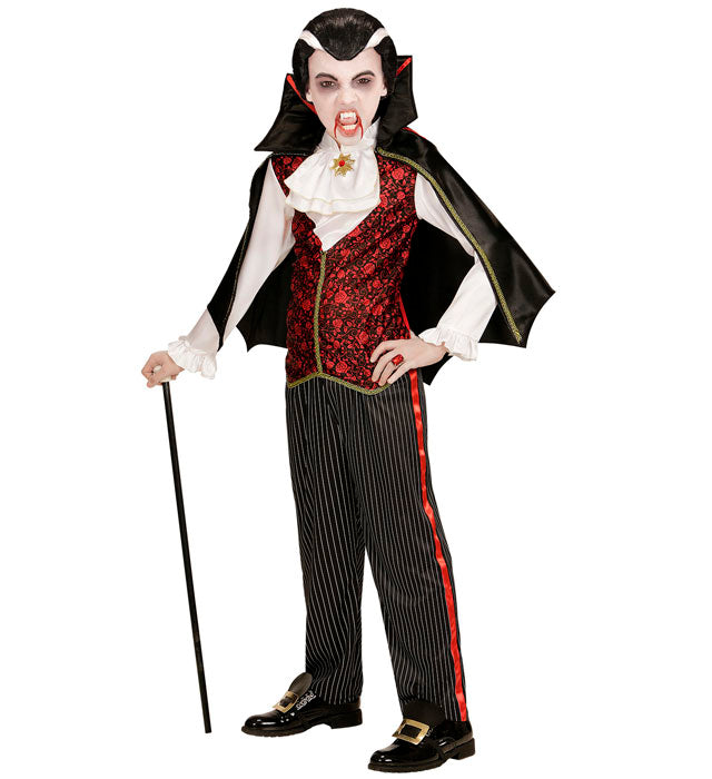 Vampire  Vest With Shirt And Jabot, Pants, Cape 