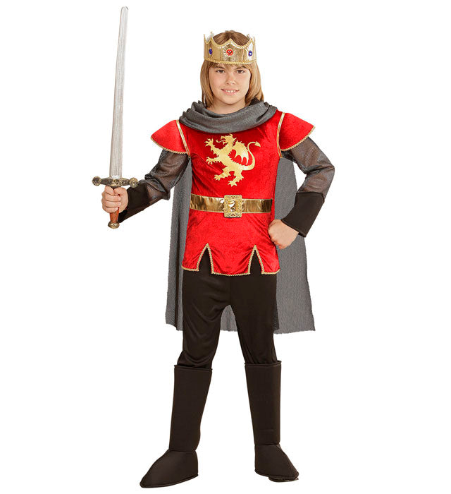 King Arthur  Coat, Pants, Boot Covers, Crown, Cape 