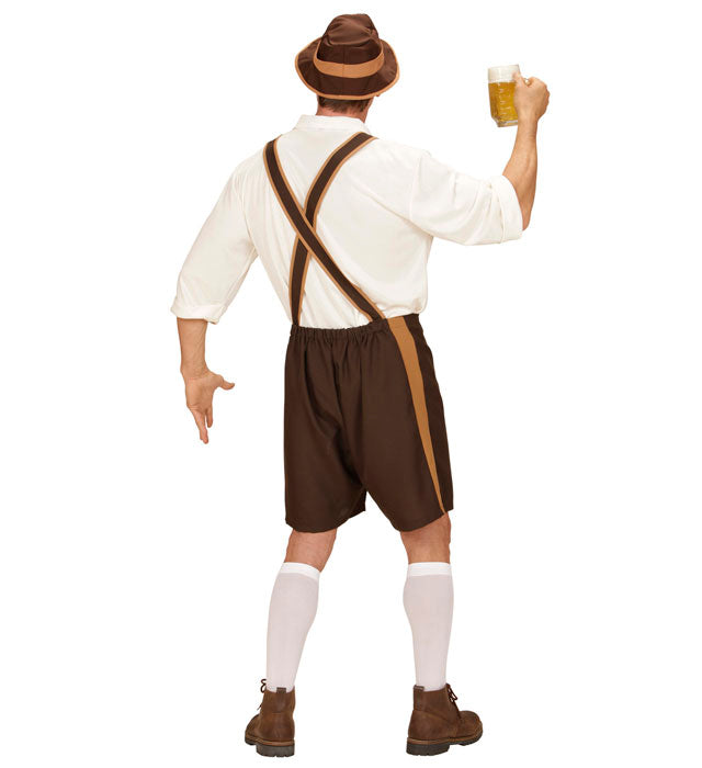 Bavarian Man  Lederhosen, Shirt,Socks, Hat 