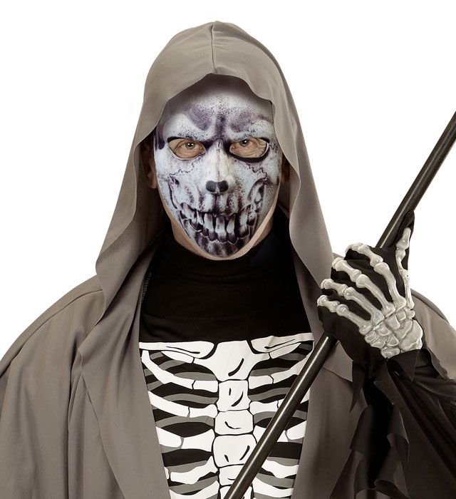 Skull Half Face Fabric Mask