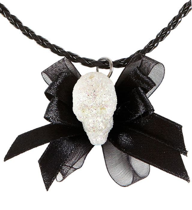  Skull & Bow Necklace