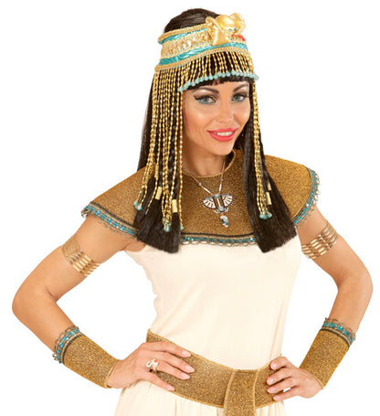 Deluxe Egyptian Beaded Snake Headpiece